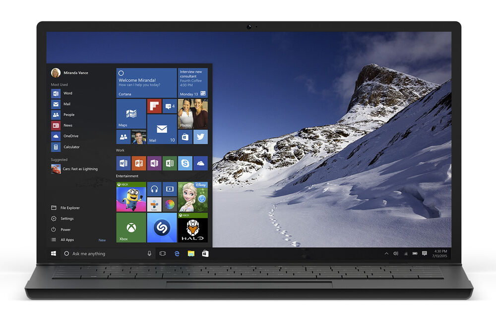 Windows 10, Foto: Microsoft