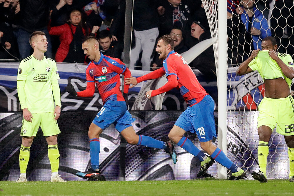 Ludek Pernica slavi drugi gol protiv Zagrepčana, Foto: DAVID W CERNY