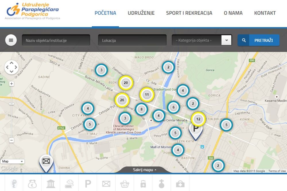 udruženje paraplegičara Podgorica, Foto: Screenshot