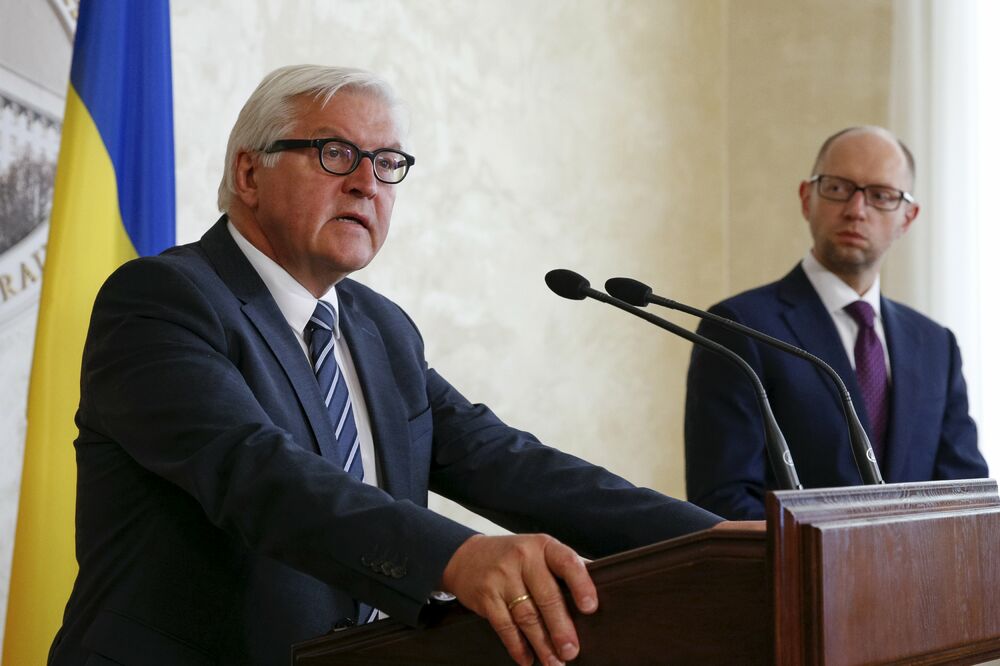 Arsenij Jacenjuk, Frank-Valter Štajnmajer, Foto: Reuters