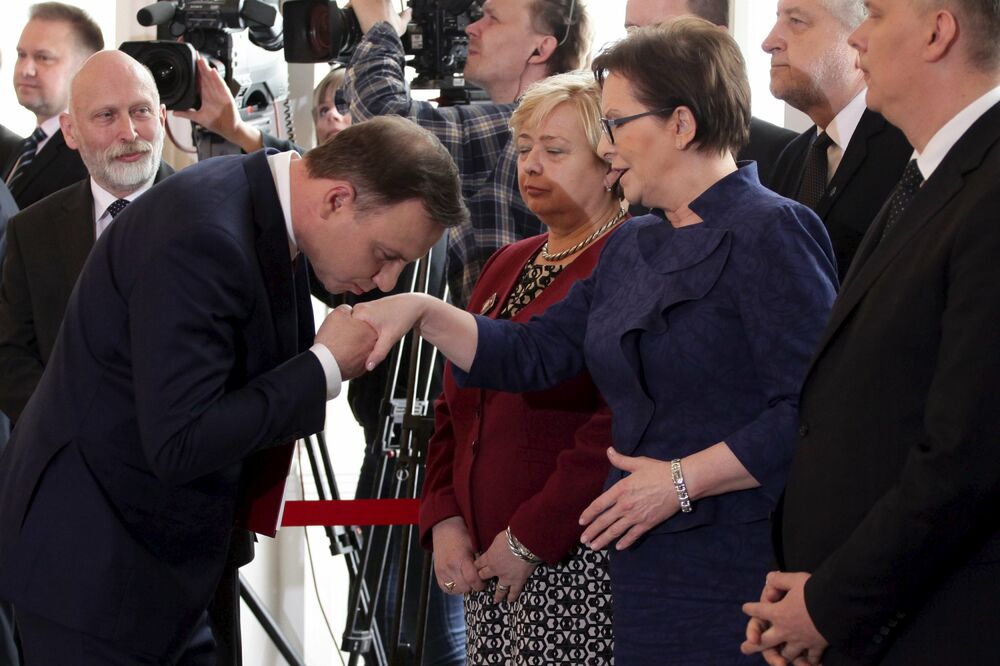 Andžej Duda, Eva Kopač, Foto: Reuters
