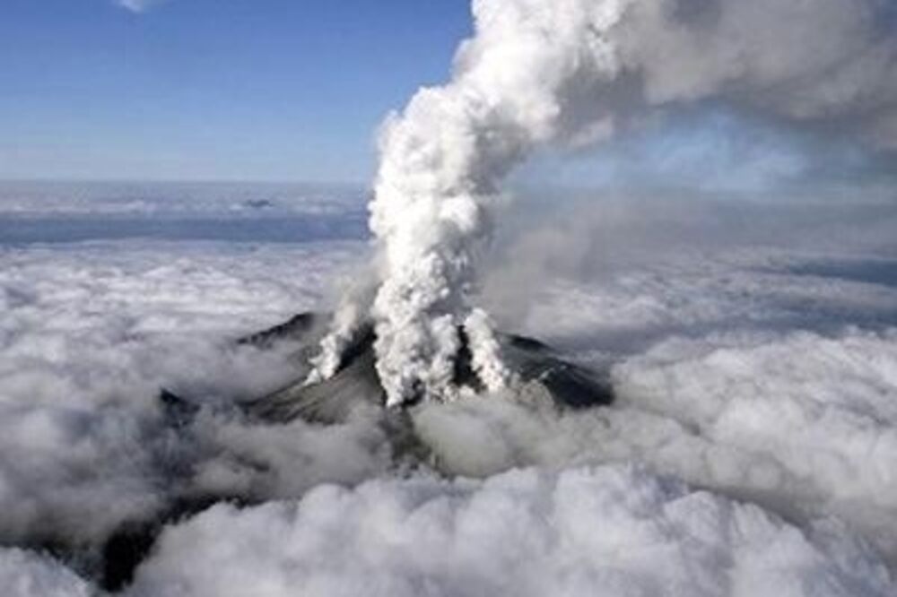 Japan, vulkan, Foto: Twitter