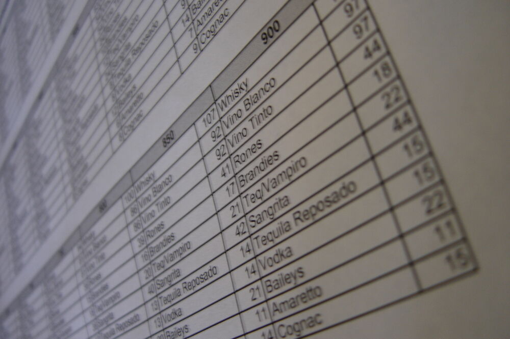 tabela, Foto: Free Images