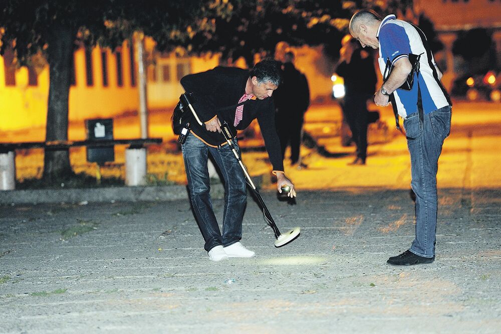 Oleg Obradović, uviđaj, Foto: Savo Prelević