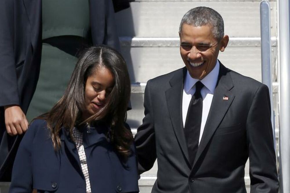 Malija Obama, Barak Obama, Foto: Beta-AP