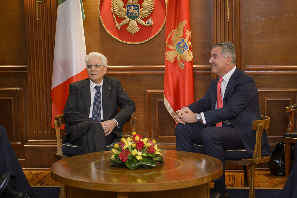 Serđo Matarela, Milo Đukanović, Foto: Vlada Crne Gore