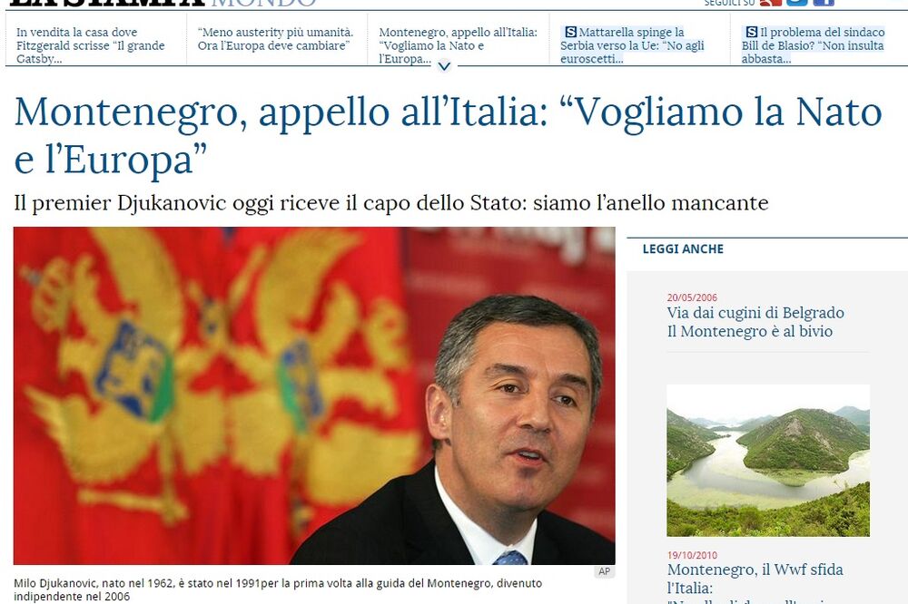 Milo Đukanović, Foto: Screenshot