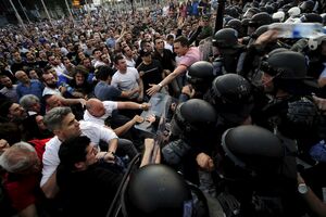 Skoplje: Učesnik demonstracija osuđen na deset mjeseci zatvora