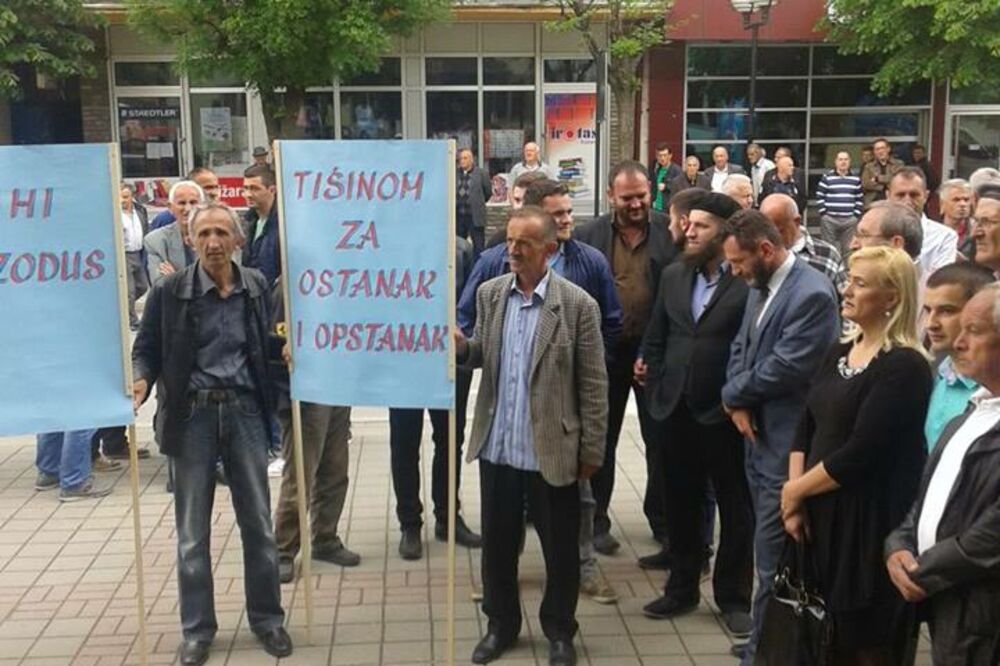 protest Rožaje, Foto: NVO Manjinski akcionari Gornji Ibar