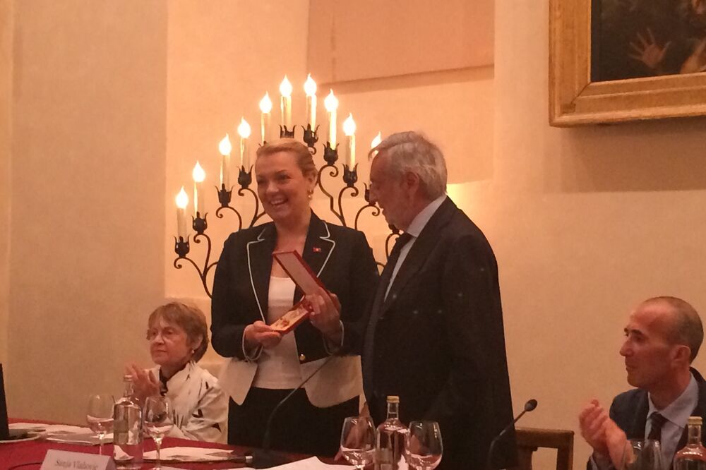 Sanja Vlahović, Luiđi Nikolais, Foto: Ministarstvo nauke
