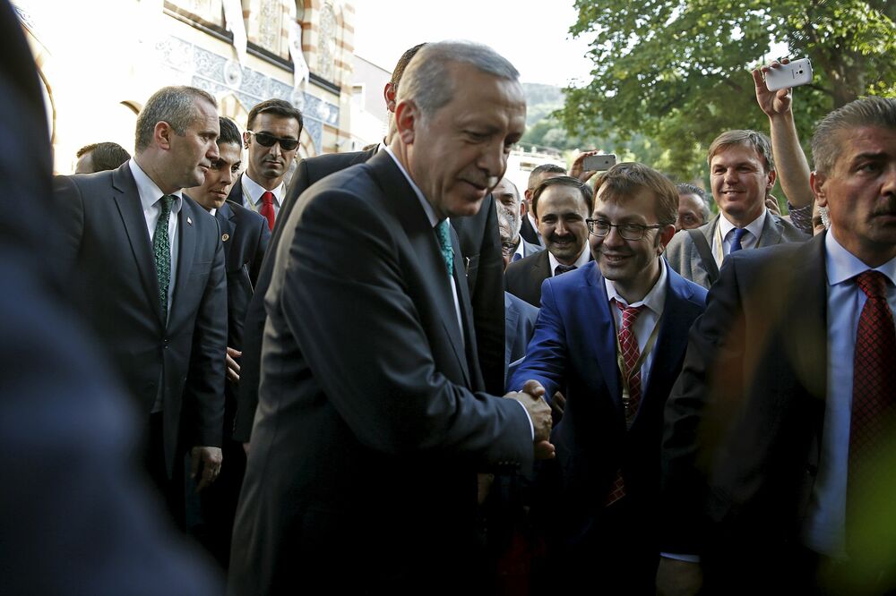 Redžep Tajip Erdogan, Sarajevo, Foto: Reuters