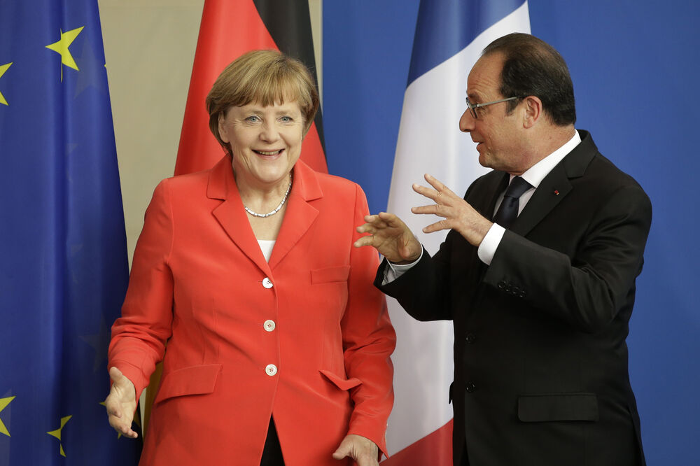 Angela Merkel, Fransoa Oland, Foto: Reuters