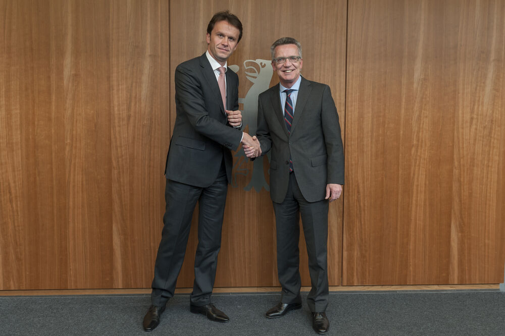 Raško Konjević, Tomas de Mezijer, Foto: MUP Crne Gore