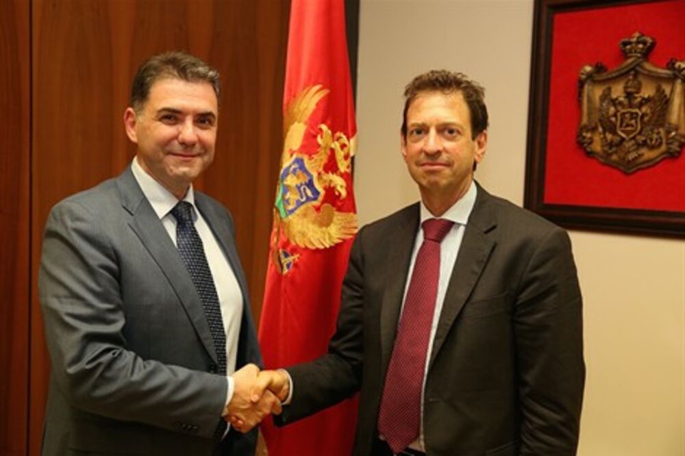 Petar Ivanović, Stiven Šonberger, Foto: Vlada Crne Gore