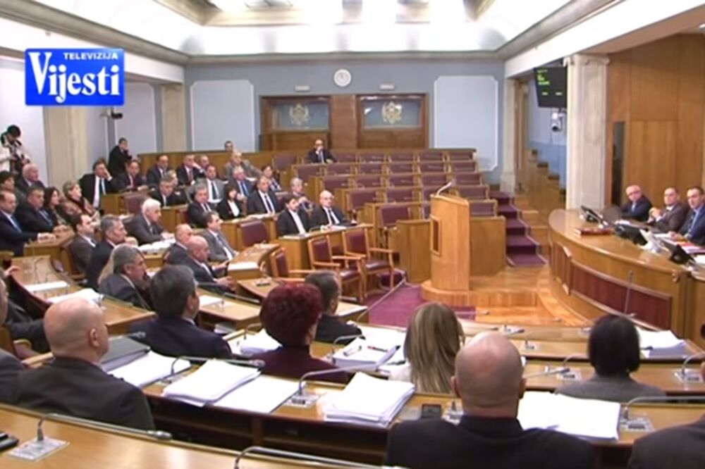 Skupština Crne Gore, Foto: Screenshot (TV Vijesti)