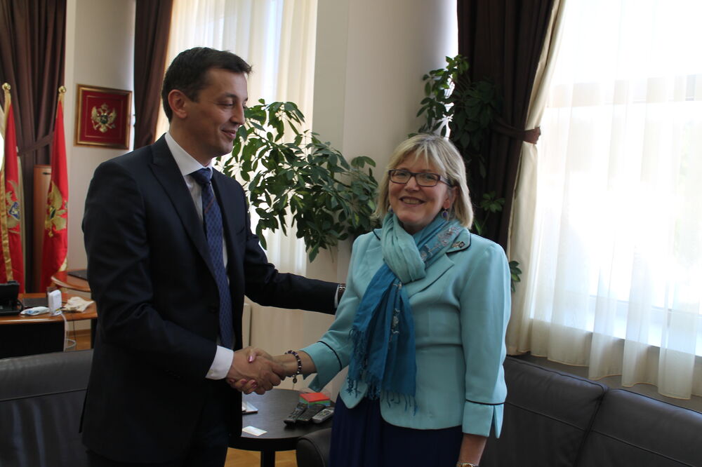 Margaret Uehara, Predrag Bošković, Foto: Vlada Crne Gore