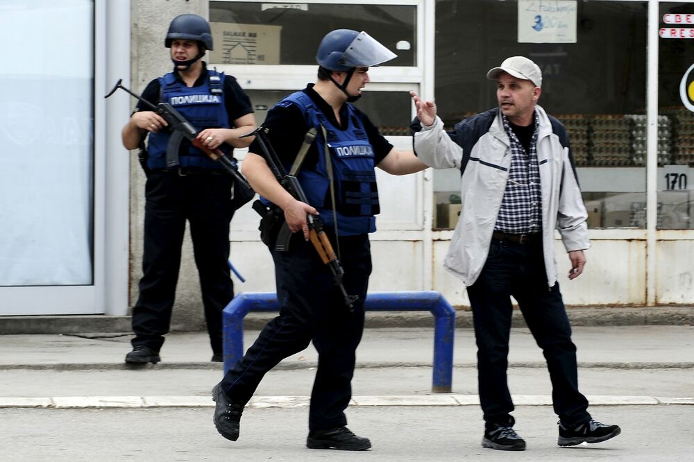 Makedonija, policija, Foto: Reuters