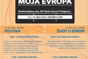 Podgorica: Dvodnevni festival kratkometražnog filma "Moja Evropa"