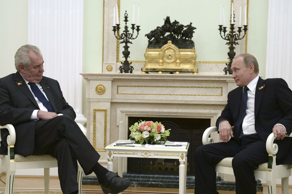 Miloš Zeman, Vladimir Putin, Foto: Reuters