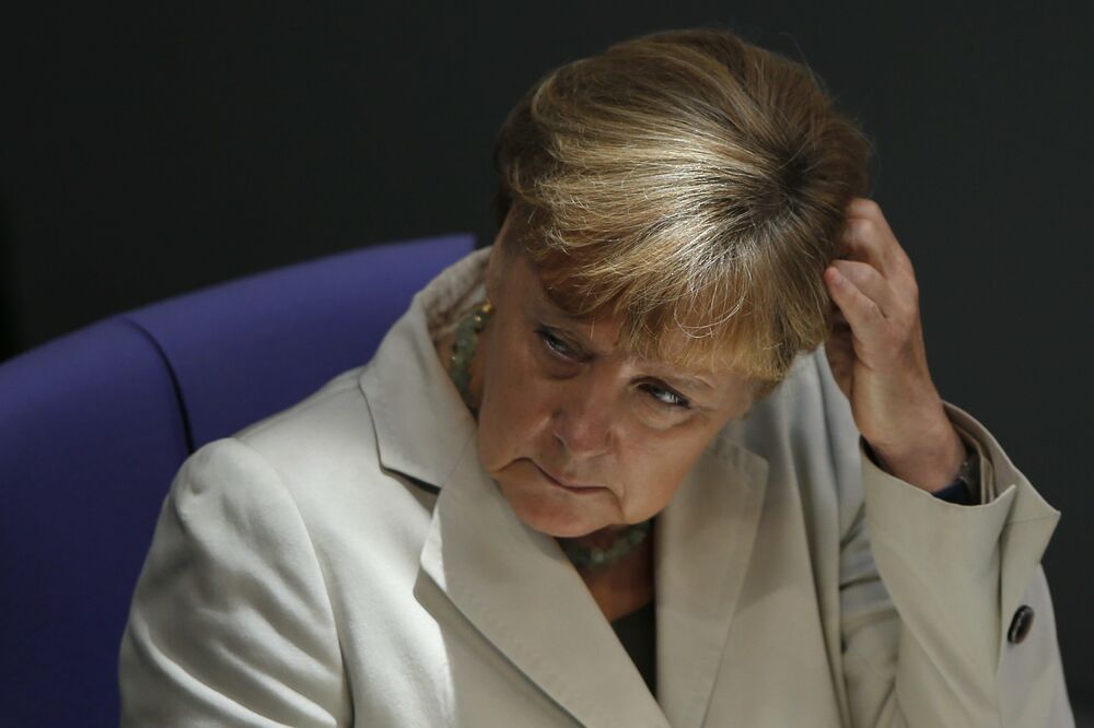 Angela Merkel u Bundestagu, Foto: Reuters