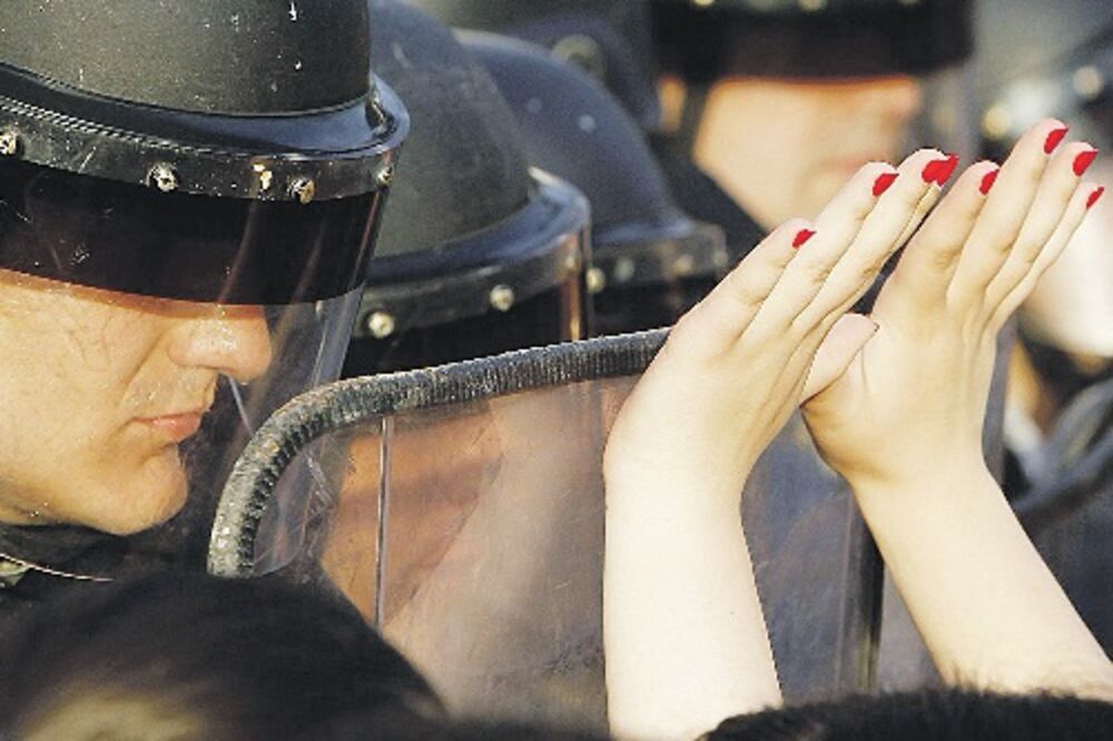 Protesti u Skoplju, Foto: Boris Grdanoski/AP