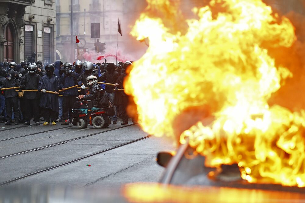 protest, Milano, Foto: Reuters