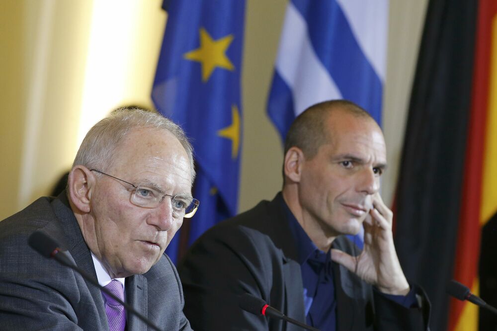 Volfgang Šojble, Janis Varufakis, Foto: Reuters