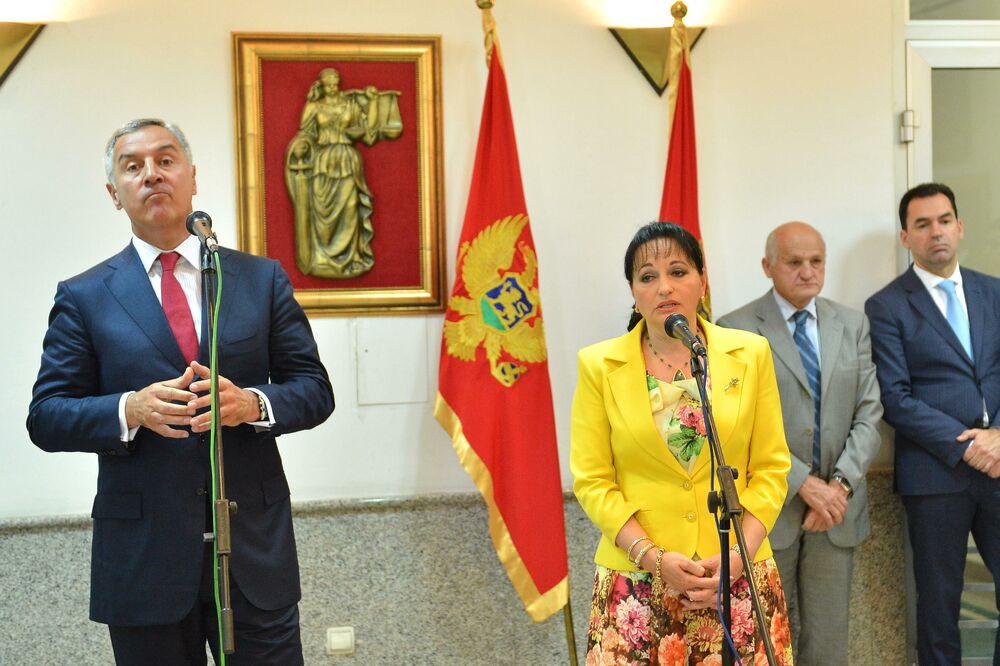 Milo Đukanović, Vesna Medenica, Foto: Boris Pejović