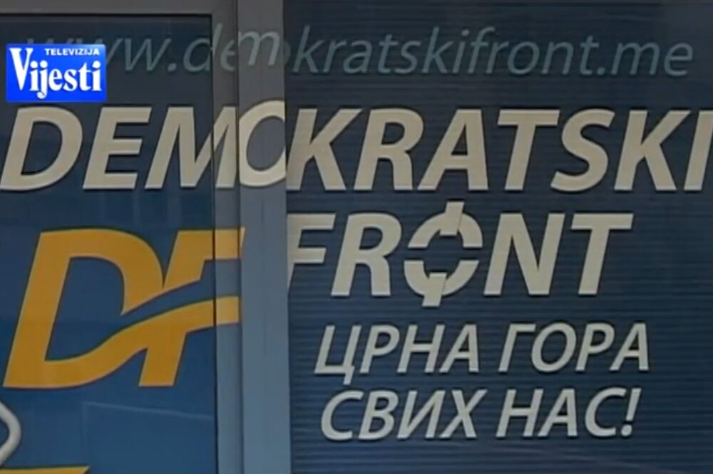 Demokratski front, Foto: Screenshot (TV Vijesti)