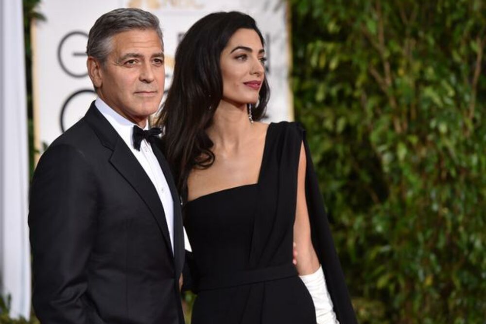 Džordž Kluni, Amal Alamudin, Foto: Beta-AP