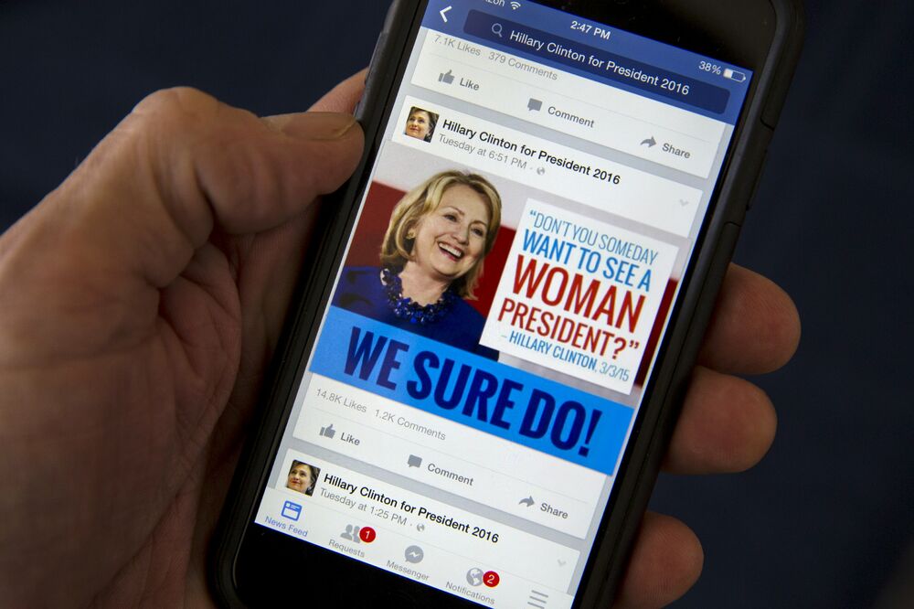Facebook, Hilari Klinton, Foto: Reuters