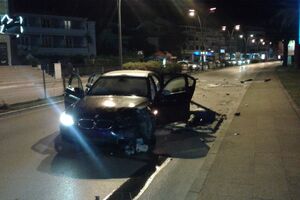 Budva: Mladić vozilom udario u zaštitnu ogradu, ostao nepovrijeđen