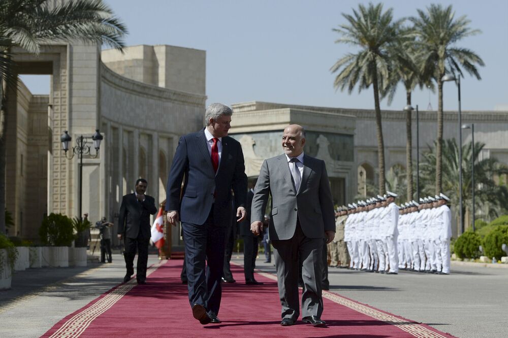 Stiven Harper, al-Abadi, Foto: Reuters