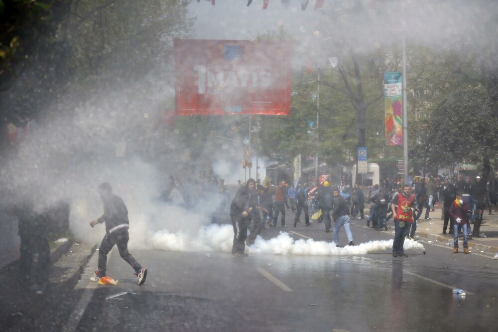 Istanbul protest 1. maja, Foto: Reuters
