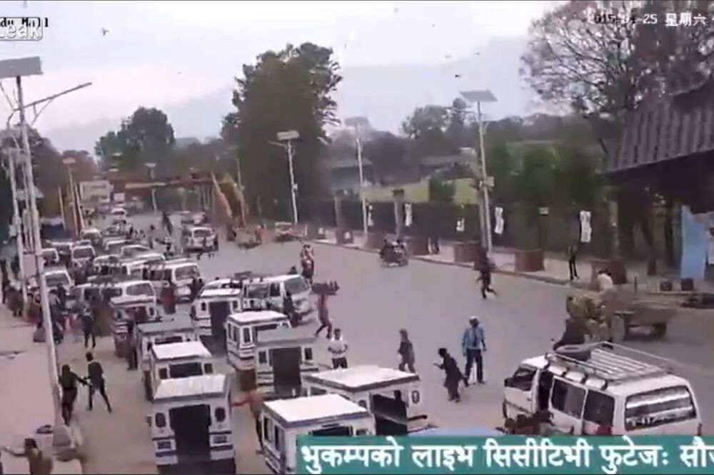Nepal zemljotres, Foto: Screenshot (RT)