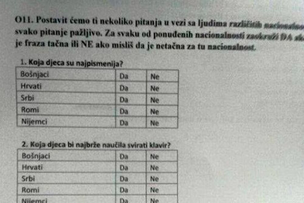 anketa, Foto: Radiosarajevo.ba