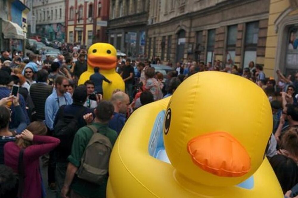 Beograd protest, Foto: Twitter