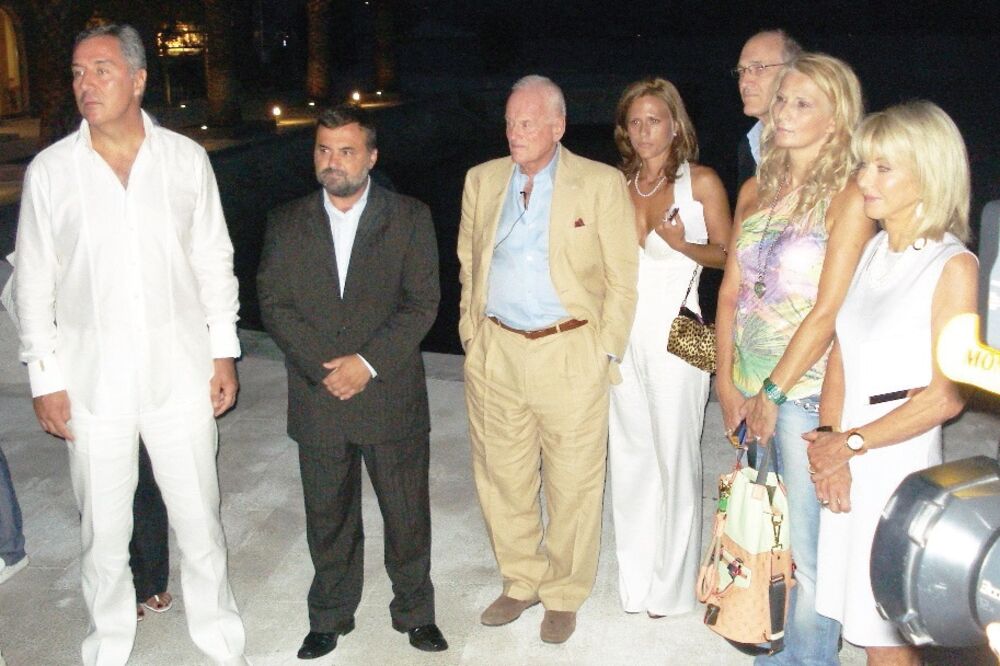 Milo Đukanović, Dragan Kankaraš, Piter Mank, Foto: Arhiva "Vijesti"