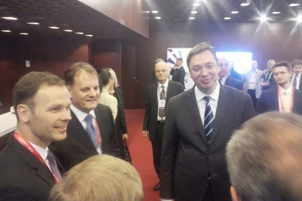 Slavoljub Stijepović, Aleksandar Vučić, Siniša Mali, Foto: Podgorica.me