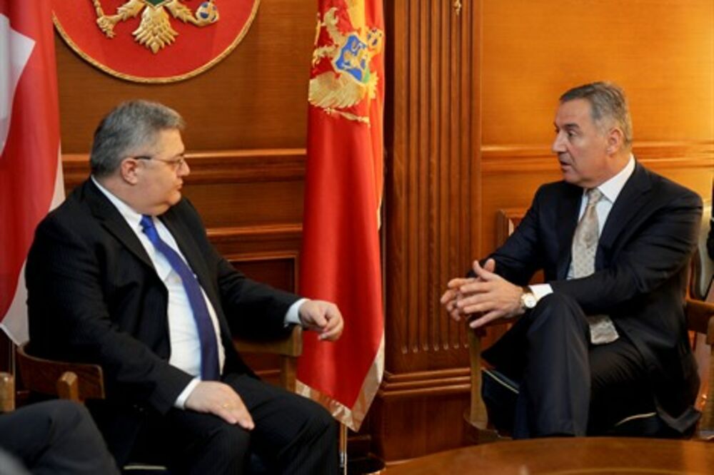Milo Đukanović i David Usupašvili, Foto: Gov.me