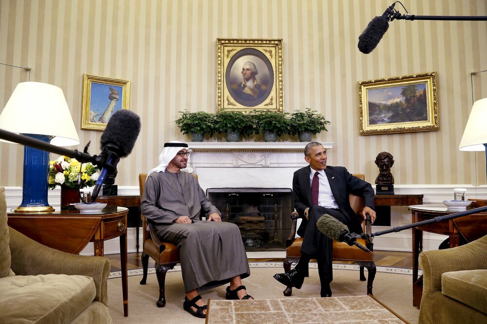Barak Obama, Mohamed Bin Zajed Al Nahijan, Foto: Reuters