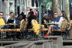 Sunčano, od pet do do 22 stepena