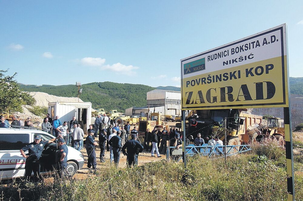 Rudnici boksita, protest, Foto: Arhiva "Vijesti"