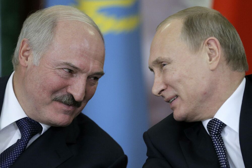 Aleksandar Lukašenko, Vladimir Putin, Foto: Reuters