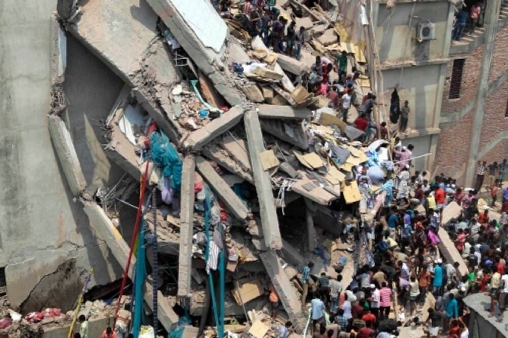 Bangladeš, rušenje zgrade, Foto: Beta/AP