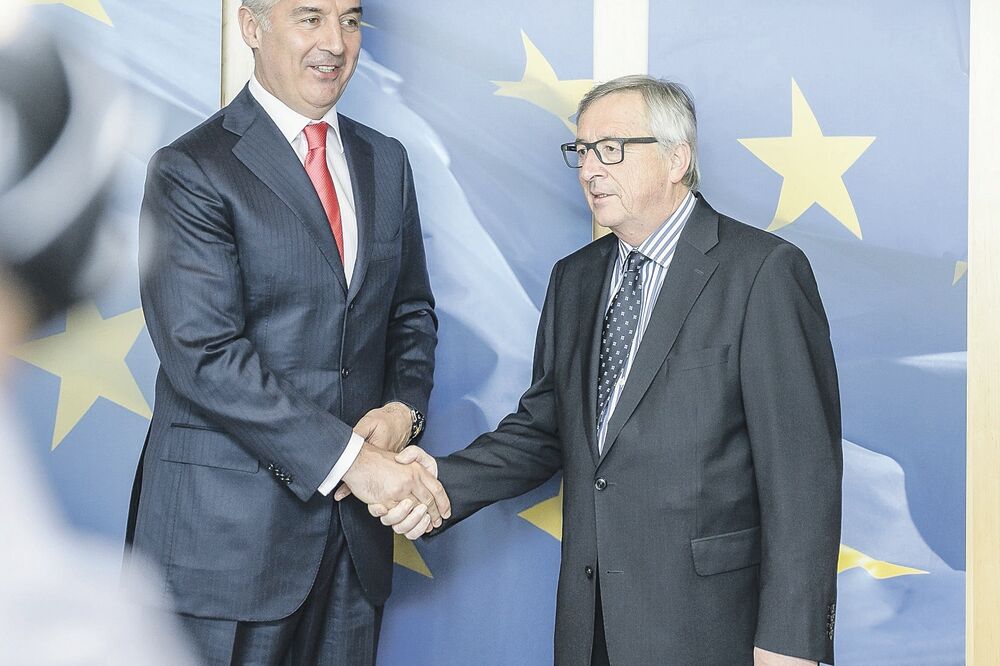 Milo Đukanović i Žan Klod Junker, Foto: Vlada Crne Gore