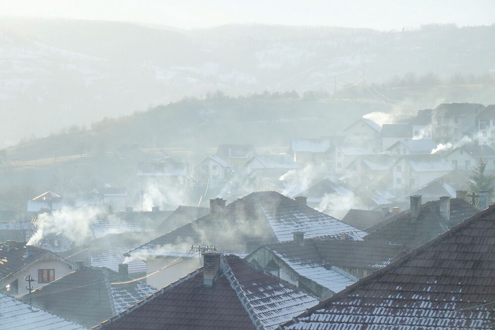 Pljevlja grijanje, zagađenje, Foto: Goran Malidžan
