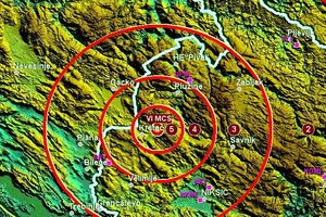 Zemljotres od 3,4 Rihtera u mjestu Krstac