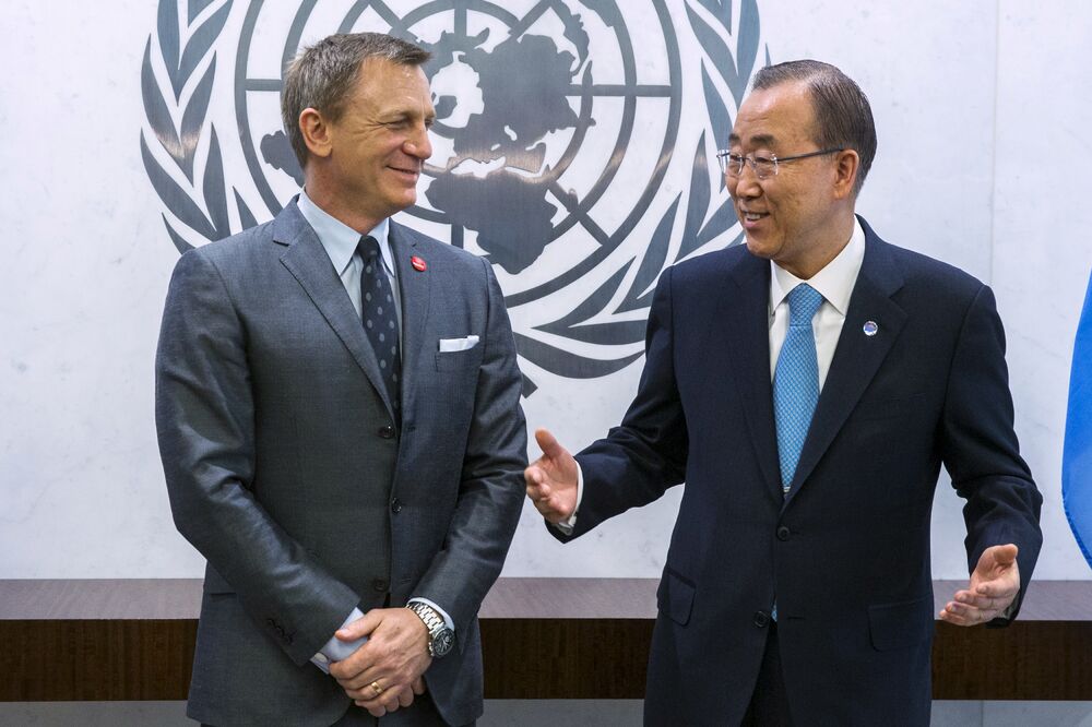 Danijel Krejg i Ban Ki Mun, Foto: Reuters