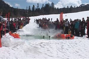 Skijanje po vodi privuklo posjetioce u ski centar Kolašin 1450